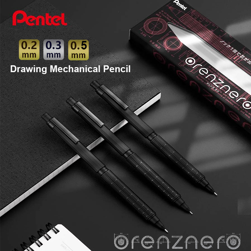 Pentel Pen Energel - قلم رصاص Pentel الاحترافي ORENZNERO 0.2