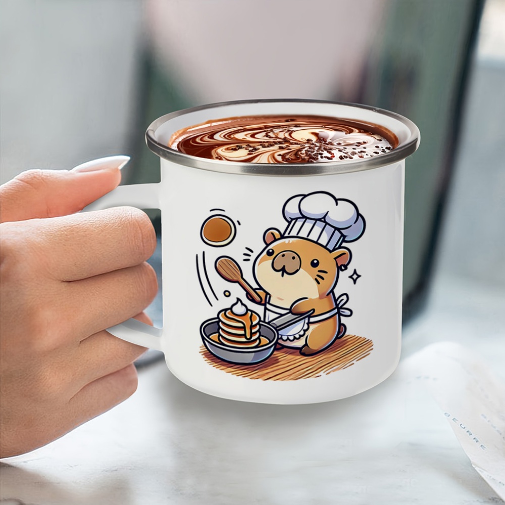 Sublimation Mug White - كوب مينا أبيض بتصميم 